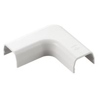エレコム 配線カバー モール 接続ユニット 曲ガリ 壁用 フラットモール ホワイト LD-GAFM1MWH 1個