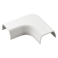 エレコム 配線カバー モール 接続ユニット 曲ガリ 壁用 フラットモール ホワイト LD-GAFM3MWH 1個