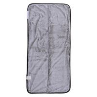 YAMAZEN 洗える 電気ひざ掛け毛布 FUWARI 超ハイパイル仕上げ 120×60cm YLH-F44(LB) 1個