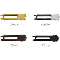 日本紐釦貿易 ダブルピン 5本入り 全長4.8cm ニッケル A5-31-S 1袋5本入(5袋、合計25本（直送品）