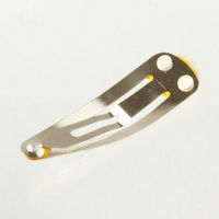 日本紐釦貿易 台付パッチン止め 4cm ブラウン A5-9C 1セット(5本×5パック)