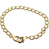 日本紐釦貿易 バッグチャーム用チェーン ゴールド 全長20cm 2本入 A8-67 1袋2本入(3袋、合計6本入（直送品）