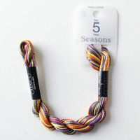 LECIEN COSMO(コスモ) 手芸家 洋輔さんとコラボ グラデーション Seasons5番刺しゅう糸 6本入1箱 カラーNo.212（直送品）