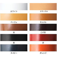 日本紐釦貿易 ヌメ革テープ 3mm巾 長さ10m巻 ナチュラル MTLS1003-11 1巻