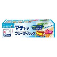 キチントさん 食品保存袋 マチ付き フリーザーバッグ M 電子レンジ解凍可 メモ欄付き 1セット（1箱（16枚入）×5）クレハ