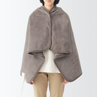 無印良品 羽織れる電気ブランケット ダークベージュ MJ-EHB13DBEP 良品計画