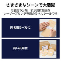 ラベルシール 表示・宛名ラベル レーザープリンタ 21面 上下余白付 20シート EDT-ECNLL21S20 エレコム 1個（直送品）