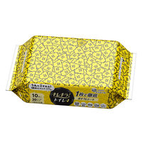 エリエール キレキラ！1枚で徹底トイレおそうじシート うんこドリル 詰め替え 1パック（20枚入）除菌99.9％・消臭・抗菌・防臭 大王製紙