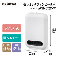 アイリスオーヤマ セラミックファンヒーター ACH-E12C-W 1台