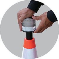 カーボーイ 穴あきコーン　450　レッド CHR-450RE　1個