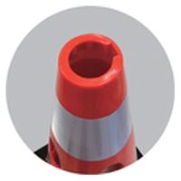 カーボーイ 穴あきコーン 450 イエロー CHR-450YE 1個（直送品）