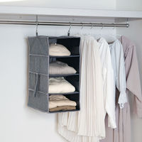 東洋ケース ハンギングラック4段 GY ESTC-HGR4-GY 1個（直送品）