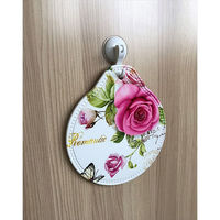 菊屋(KK) セラミック鍋敷き Φ19cm 花柄 K-9209FL 1個（直送品）