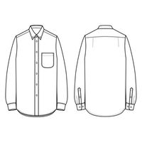 セブンユニフォーム 男女兼用長袖ボタンダウンシャツ LL サイズ GH7019-6 1セット(2枚入)（直送品）