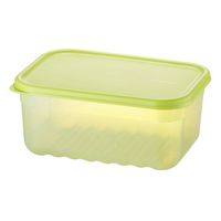 ロック＆ロック キープフレッシュ 鮮度保持 保存容器 長方形 1.5L グリーン 食洗機・電子レンジ対応 1セット（1個×5）ベストコ