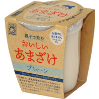 ヤマク食品 甘酒 ノンアルコール 親子で飲むおいしいあまざけ プレーン 180g 6個