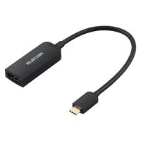 USB-C to DisplayPort 変換アダプター 4K 60Hz 黒 AD-CDPBK3 エレコム 1個（直送品）