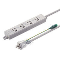 サンワサプライ ポッキンプラグ付き電源タップ TAP-PP34-5 1個（直送品）