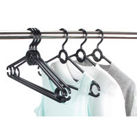 サワフジ スイングハンガー M 3本組 ブラック●1セット(3本組×10) 4970161014375 1セット(3本組×10)（直送品）