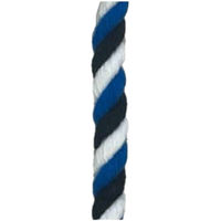 名古屋製綱 アクリル3色ロープ 10mm×100m 1巻（直送品）