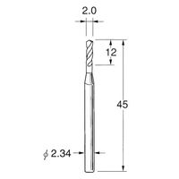 日本精密機械工作 ツイストドリル(スチール鋼) 5本 T2020 1BOX（直送品）