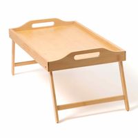 折り畳みバンブーテーブル ナチュラル LAKOLE/ラコレ