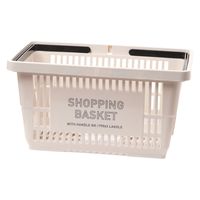 ショッピングバスケット ベージュ 1セット（1個×4） LAKOLE/ラコレ