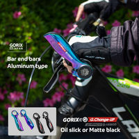 GORIX GX-Change-UP アルミ合金バーエンド オイルスリック 43407 1セット(2個入)（直送品）