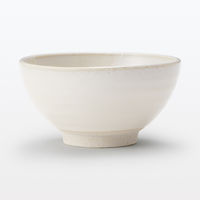 無印良品 美濃焼 飯碗 丸型 大 白釉 約直径13cm 良品計画