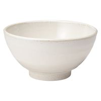 無印良品 美濃焼 飯碗 丸型 大 白釉 約直径13cm 1セット（1個×5） 良品計画