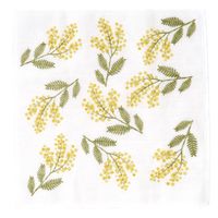 しあわせ重ねふきん 7枚重ね 蚊帳生地ふきん 台ふきん 食器拭き 30×30cm ミモザ 日本製 1枚 藤栄