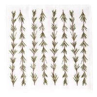 しあわせ重ねふきん 7枚重ね 蚊帳生地ふきん 台ふきん 食器拭き 30×30cm ローズマリー 日本製 1枚 藤栄