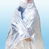 【エマージェンシーシート】小久保工業所 緊急簡易ブランケット 静音 保温 防水 防風 130×210cm 1袋（2枚入）