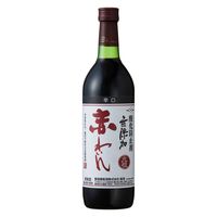 山梨県 蒼龍 酸化防止剤無添加 赤わいん 辛口 720ml 1セット（1本×12） 蒼龍葡萄酒　ワイン