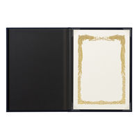 セキセイ 証書ホルダーフリー台紙付き ブラック SH-2220 -60 1冊