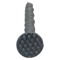 山喜産業 ステンレス着色役物用釘 つや消し黒  13×38mm GRSスクリュー 1kg入 1箱(約770本)（直送品）