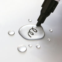 エポックケミカル マーカーペン濡れ書きマーカー黒 K-WTM-BK 1セット(1本×5)