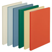 Mutual クリヤーブック ファイル 固定式ファイル フラット 厚口ポケット トップインタイプ A4 20P アイボリー N2400-16 1冊