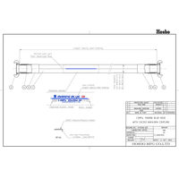 報商製作所 HKマリンブルーホース(船舶用消火ホース)1.3MPa 40A×15m 黄銅製中島式金具 256651 1本（直送品）