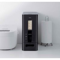 アスベル S計量米びつ6kg ブラック A7527 1個