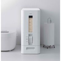 アスベル S計量米びつ12kg ホワイト A7528 1個