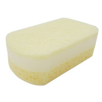 キッチンスポンジ 手にやさしいスポンジ ソフト ふわふわ たっぷり泡立つ ホワイト 日本製 1個 オーエ