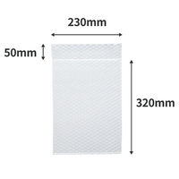 シモジマ エアキャップ袋 A4サイズ えあるん IF06-0025-AS 1セット(25枚入)