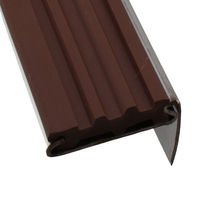 ヒナカ BIM（ビム） ステンレス　ノンスリップ　タイヤ付き　ブラウン　穴あき　1000ｍｍ　1本　D103-1H-7（直送品）