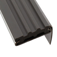 ヒナカ BIM（ビム） ステンレス　ノンスリップ　タイヤ付き　グレー　穴あき　1000ｍｍ　1本　D103-1H-8（直送品）