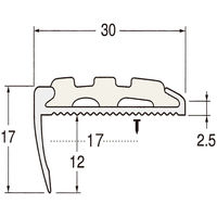 ヒナカ BIM（ビム） ノンスリップ　タイヤ付　ダークブラウン　穴あき　1000ｍｍ　1本　D110-1H-2（直送品）
