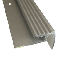 ヒナカ BIM（ビム） スリムノンスリップ　シルバー　穴あき　2000ｍｍ　1本　D145-2H（直送品）