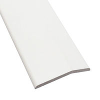 ヒナカ BIM（ビム） じゅうたん押 への字　ホワイト　穴なし　2000ｍｍ　1本　D310-2（直送品）