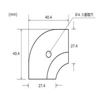 ヒナカ BIM（ビム） コーナーカバー　入隅　ナチュラル　(D336用)　　1本　D316B（直送品）