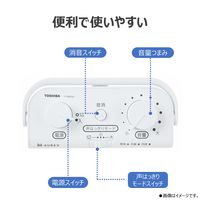 東芝 テレビ用ワイヤレススピーカー TY-WSD20（W） 1台
